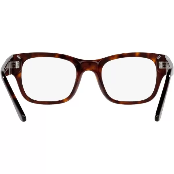 Persol Po3297v Rectangular Prescription Eyewear FramesHavanaDemo Lens