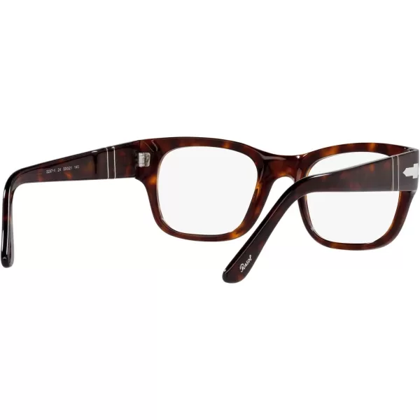 Persol Po3297v Rectangular Prescription Eyewear FramesHavanaDemo Lens