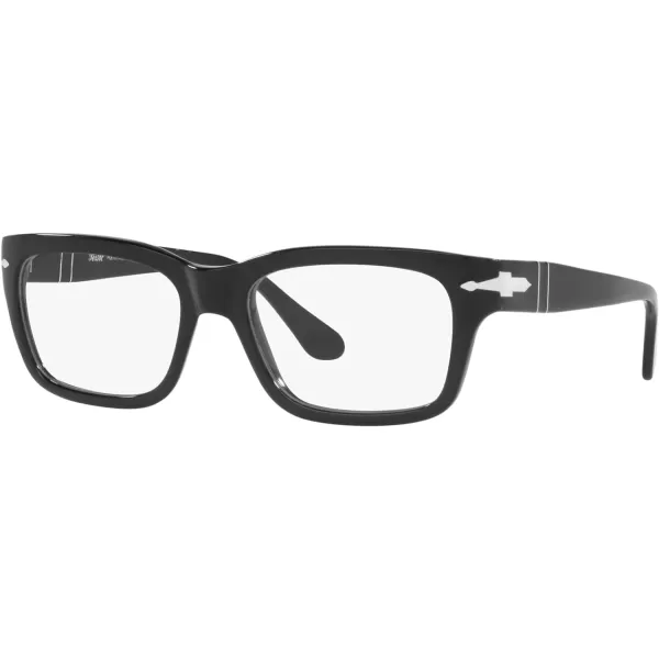 Persol Po3301v Rectangular Prescription Eyewear FramesBlackDemo Lens