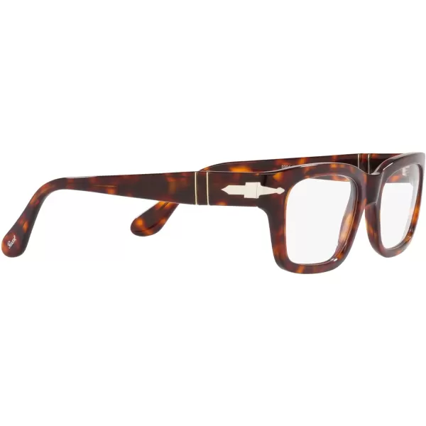 Persol Po3301v Rectangular Prescription Eyewear FramesHavanaDemo Lens