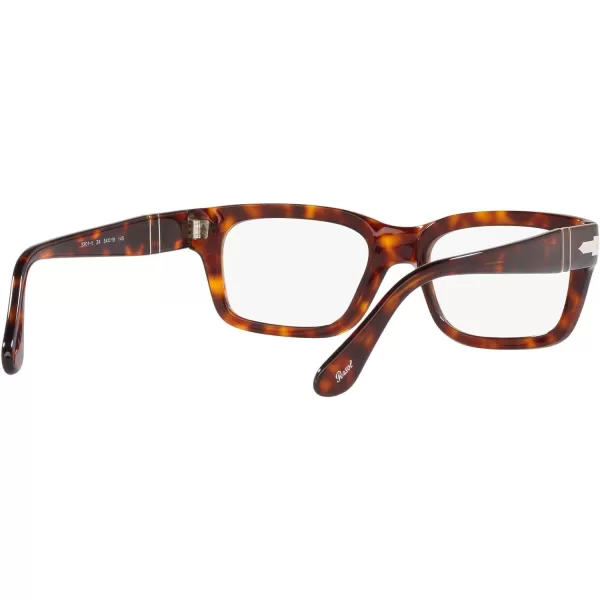 Persol Po3301v Rectangular Prescription Eyewear FramesHavanaDemo Lens