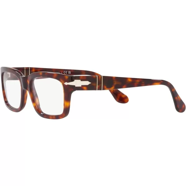 Persol Po3301v Rectangular Prescription Eyewear FramesHavanaDemo Lens