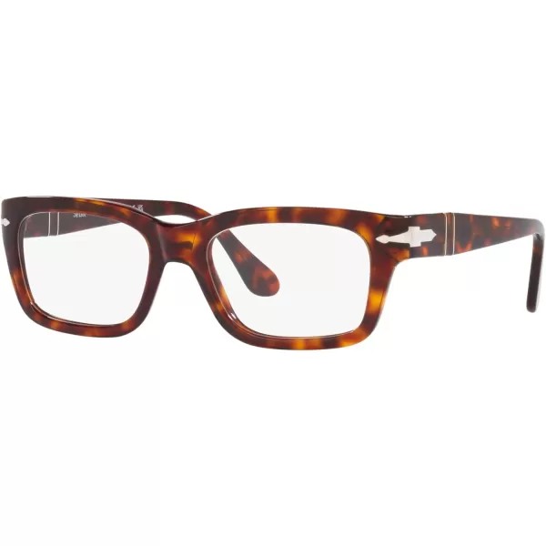 Persol Po3301v Rectangular Prescription Eyewear FramesHavanaDemo Lens