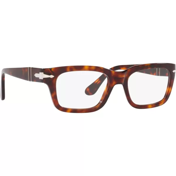 Persol Po3301v Rectangular Prescription Eyewear FramesHavanaDemo Lens