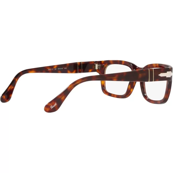 Persol Po3301v Rectangular Prescription Eyewear FramesHavanaDemo Lens