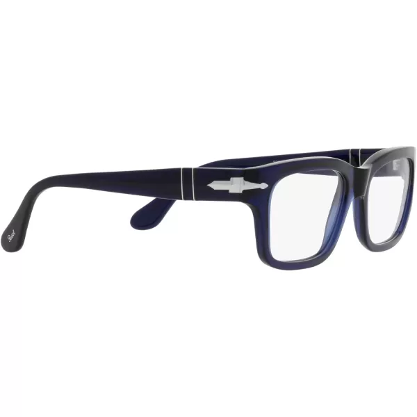 Persol Po3301v Rectangular Prescription Eyewear FramesOpal BlueDemo Lens