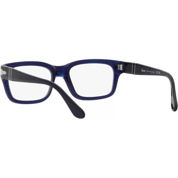 Persol Po3301v Rectangular Prescription Eyewear FramesOpal BlueDemo Lens