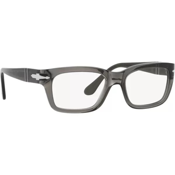 Persol Po3301v Rectangular Prescription Eyewear FramesOpal SmokeDemo Lens