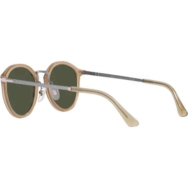 Persol Po3309s Round SunglassesBeige OpalGreen