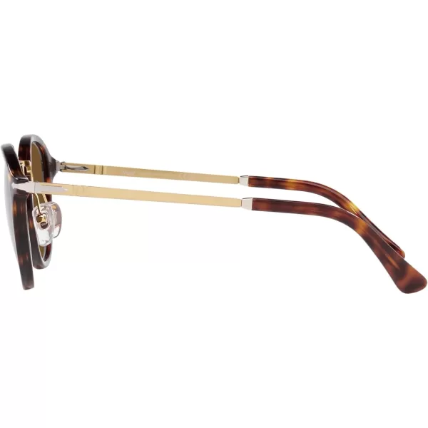 Persol Po3309s Round SunglassesHavanaPolarized Brown