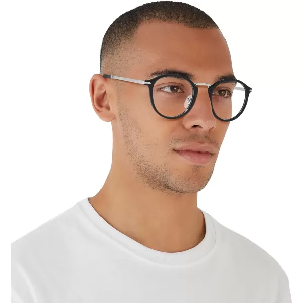 Persol Po3309v Round Prescription Eyewear FramesBlackDemo Lens