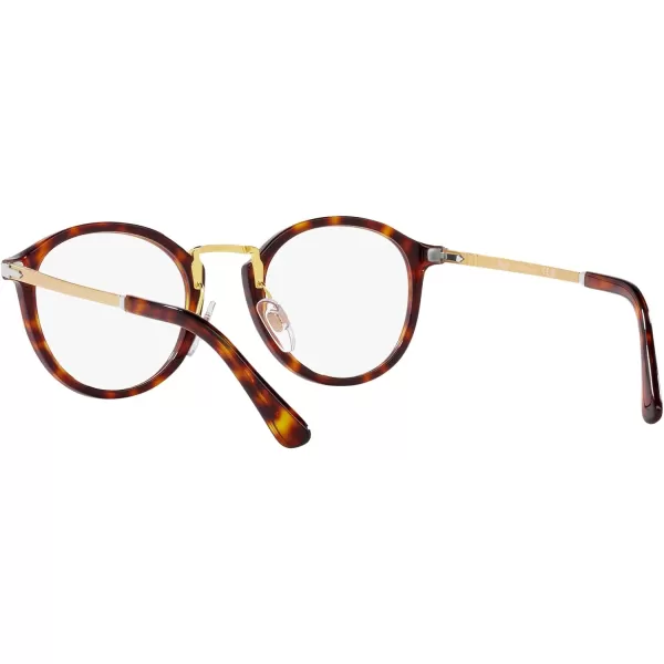 Persol Po3309v Round Prescription Eyewear FramesHavanaDemo Lens