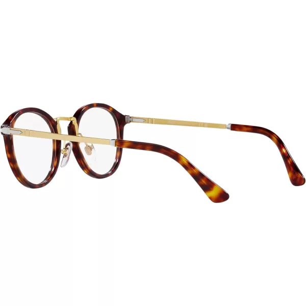 Persol Po3309v Round Prescription Eyewear FramesHavanaDemo Lens