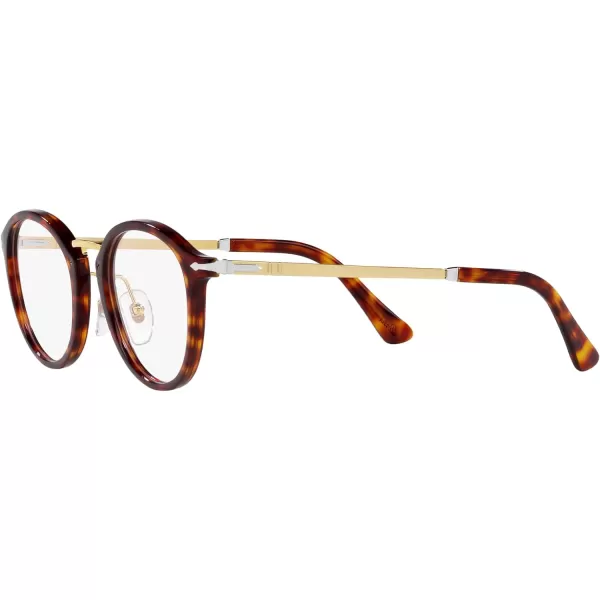 Persol Po3309v Round Prescription Eyewear FramesHavanaDemo Lens