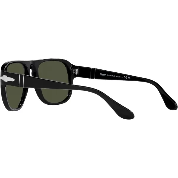 Persol Po3310s Aviator SunglassesBlackGreen