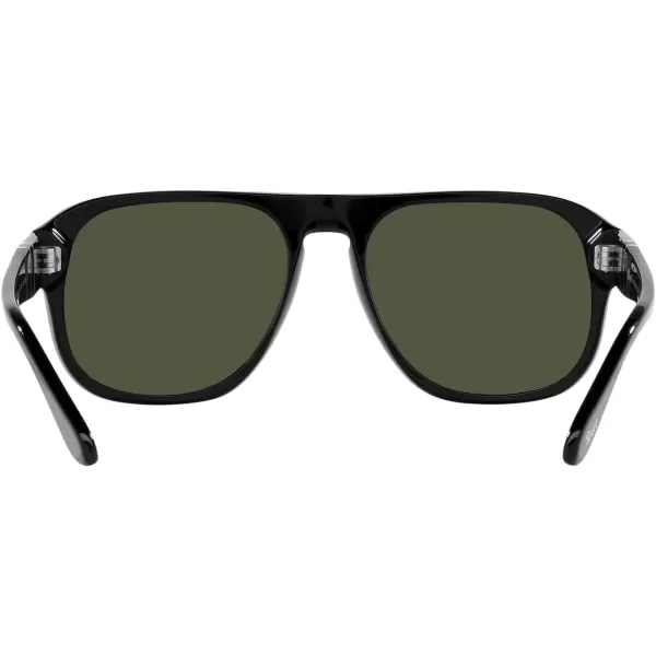 Persol Po3310s Aviator SunglassesBlackGreen