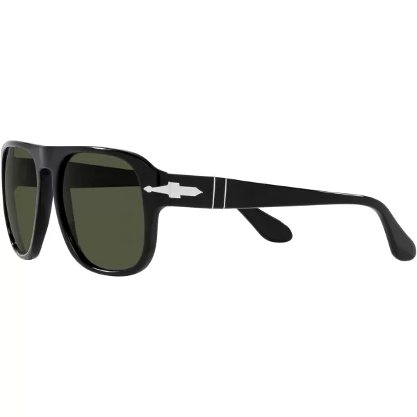 Persol Po3310s Aviator SunglassesBlackGreen