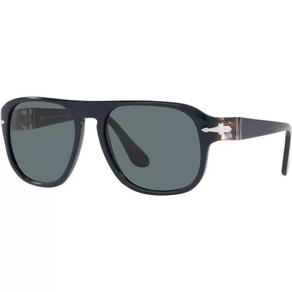 Persol Po3310s Aviator SunglassesDusty BlueDark Blue Polarized