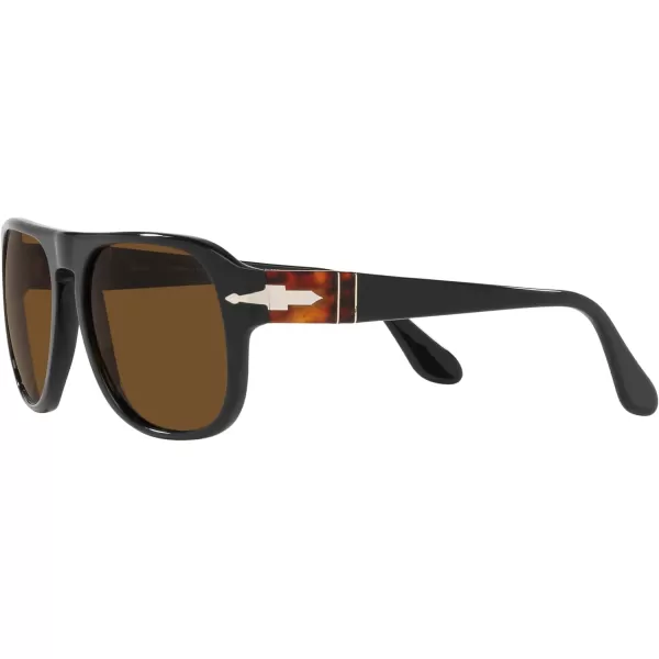 Persol Po3310s Aviator SunglassesMatte Dark GreenPolarized Brown