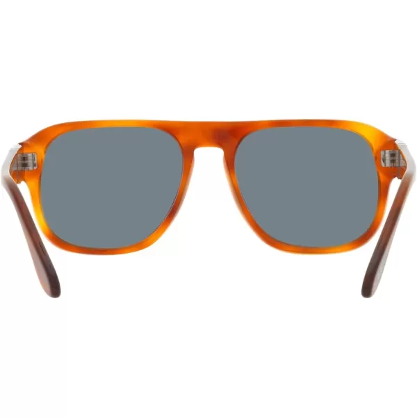 Persol Po3310s Aviator SunglassesTerra Di SienaLight Blue