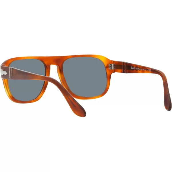 Persol Po3310s Aviator SunglassesTerra Di SienaLight Blue
