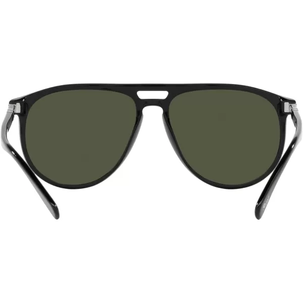 Persol Po3311s Aviator SunglassesBlackGreen