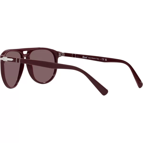 Persol Po3311s Aviator SunglassesDark BurgundyViolet