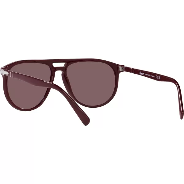 Persol Po3311s Aviator SunglassesDark BurgundyViolet