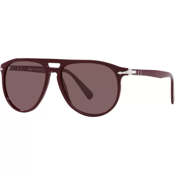 Persol Po3311s Aviator SunglassesDark BurgundyViolet