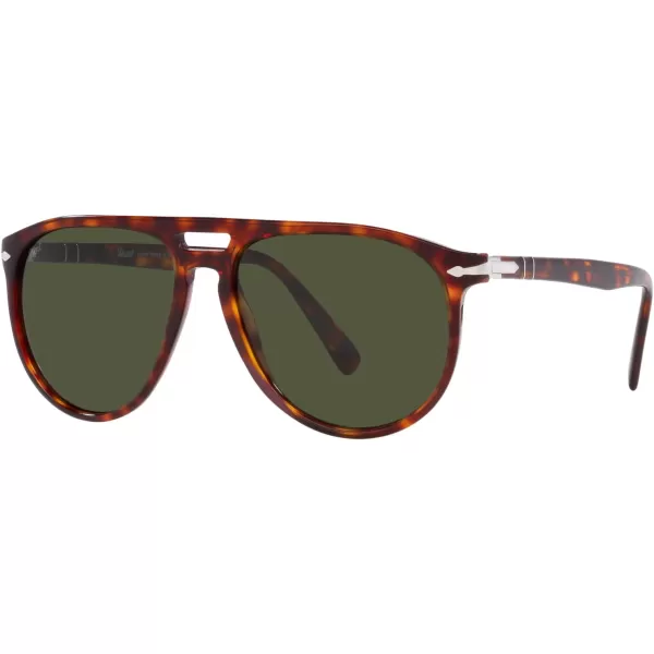 Persol Po3311s Aviator SunglassesHavanaGreen