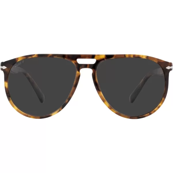 Persol Po3311s Aviator SunglassesHoney TortoisePolarized Black