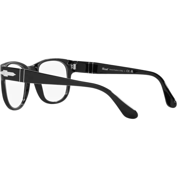 Persol Po3312v Square Prescription Eyewear FramesBlackDemo Lens