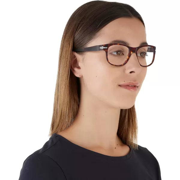 Persol Po3312v Square Prescription Eyewear FramesHavanaDemo Lens