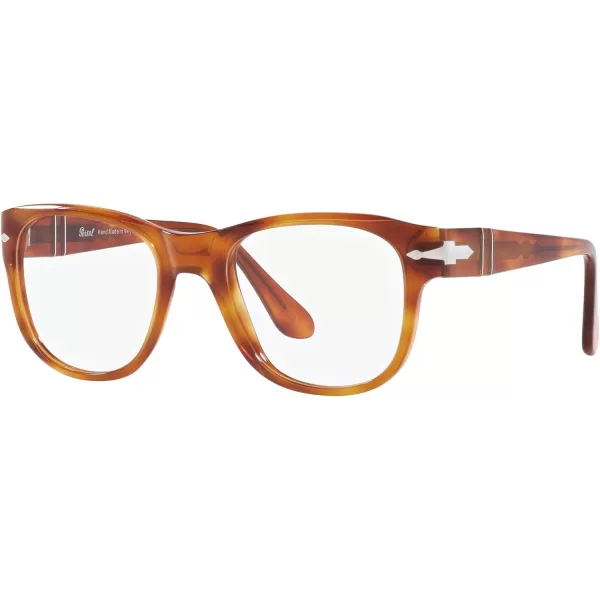 Persol Po3312v Square Prescription Eyewear FramesTerra Di SienaDemo Lens