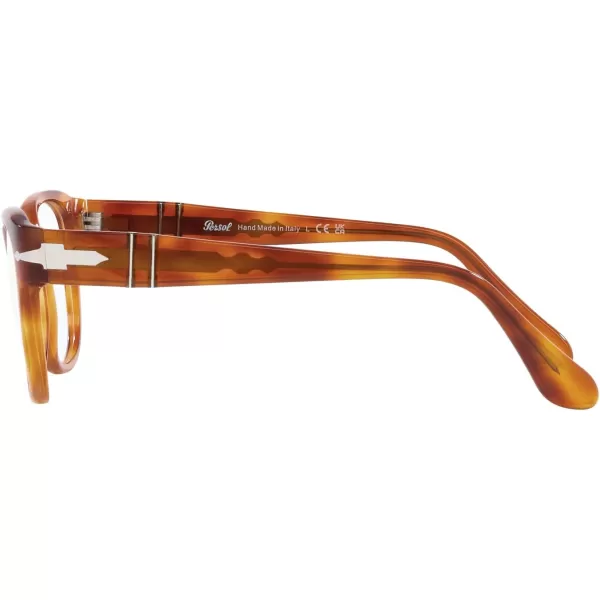 Persol Po3312v Square Prescription Eyewear FramesTerra Di SienaDemo Lens