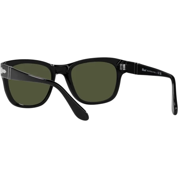 Persol Po3313s Square SunglassesBlackGreen