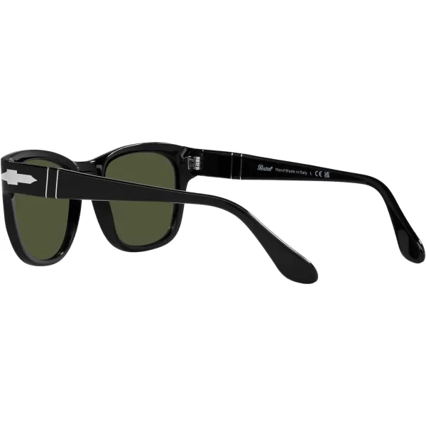 Persol Po3313s Square SunglassesBlackGreen