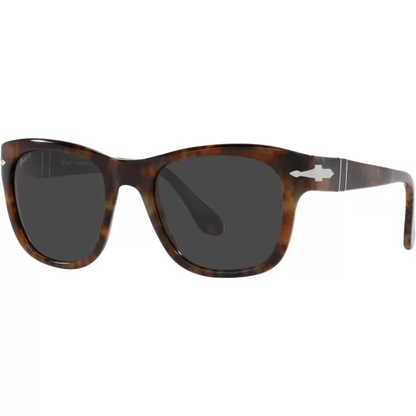 Persol Po3313s Square SunglassesCaffePolarized Black