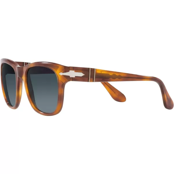 Persol Po3313s Square SunglassesTerra Di SienaLight Blue Gradient Dark Blue Polarized