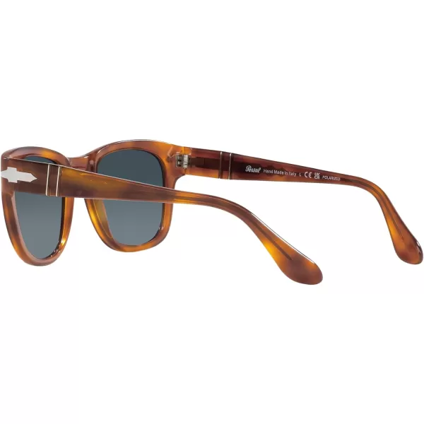 Persol Po3313s Square SunglassesTerra Di SienaLight Blue Gradient Dark Blue Polarized