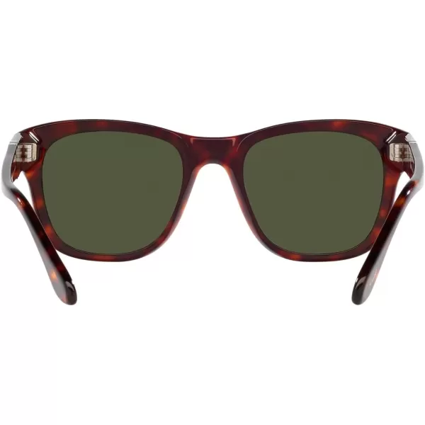 Persol Po3313s Square SunglassesTortoise BrownGreen