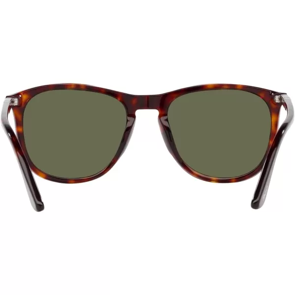 Persol Po3314s Square SunglassesHavanaPolarized Green