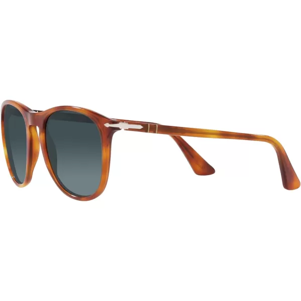 Persol Po3314s Square SunglassesTerra Di SienaLight Blue Gradient Dark Polarized