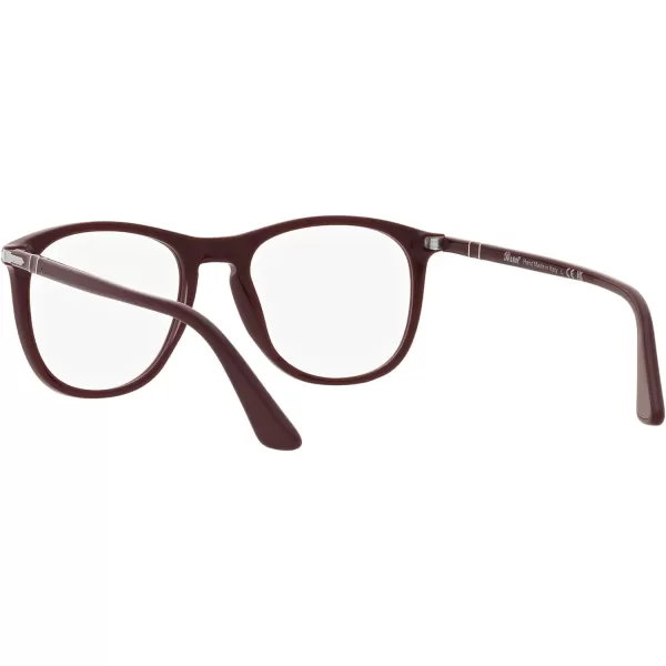 Persol Po3314v Square Prescription Eyewear FramesDark BurgundyDemo Lens