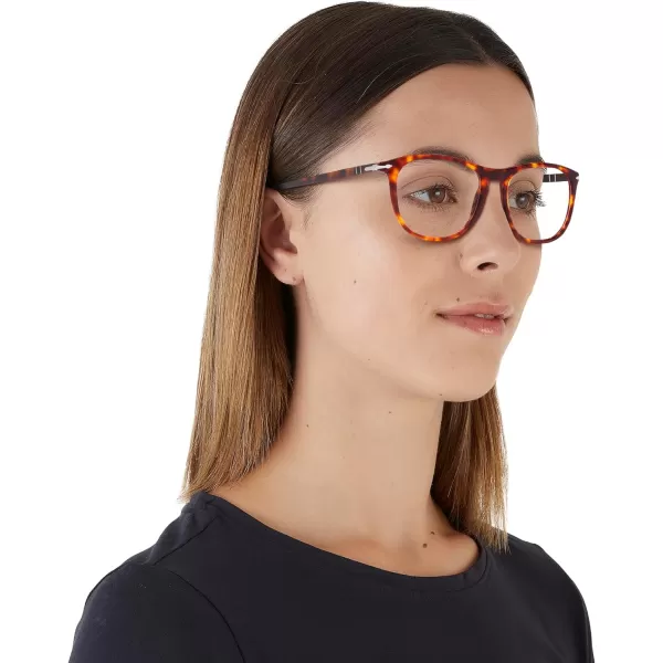 Persol Po3314v Square Prescription Eyewear FramesHavanaDemo Lens