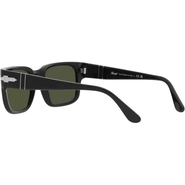 Persol Po3315s Rectangular SunglassesBlackGreen