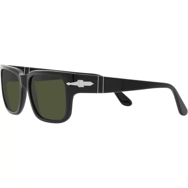 Persol Po3315s Rectangular SunglassesBlackGreen