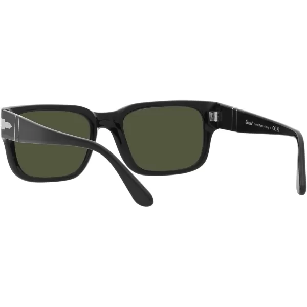 Persol Po3315s Rectangular SunglassesBlackGreen