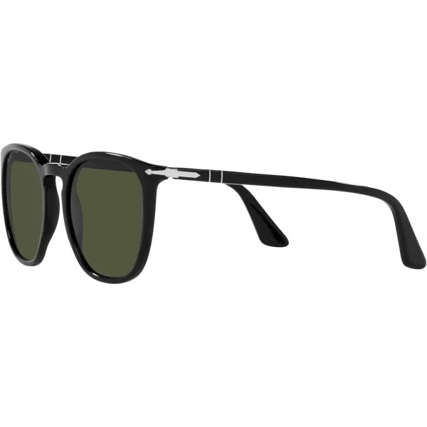 Persol Po3316s Rectangular SunglassesBlackGreen