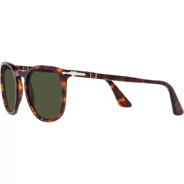 Persol Po3316s Rectangular SunglassesHavanaGreen